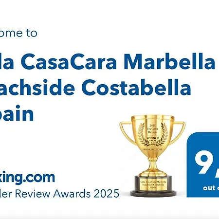 Villa Casacara Beachside Costabella -spain Marbellac